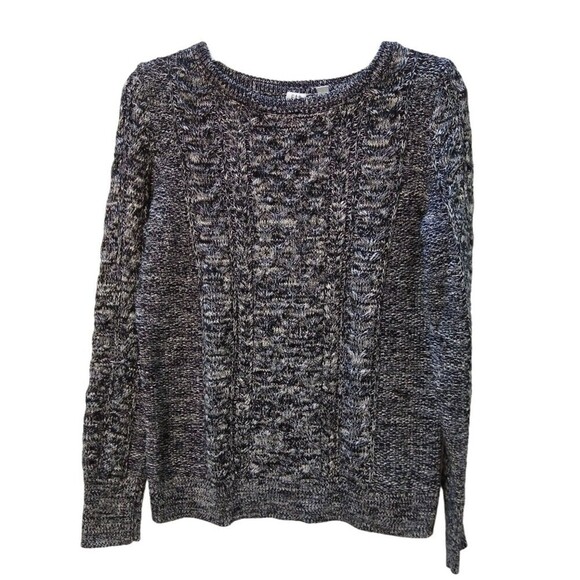 GAP Sweaters - Gap Womens Sweater Small Marled Cable Crew Neck Cotton Pullover